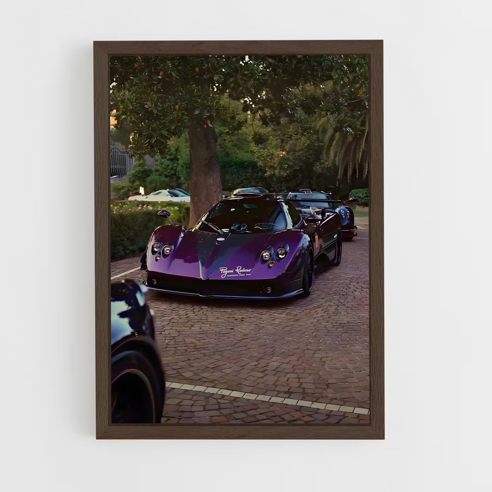 Poster Zonda 760 Supercar – affiche Pagani (vue 5)